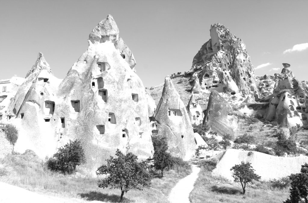 Cave houses in Cappadocia, Turkey