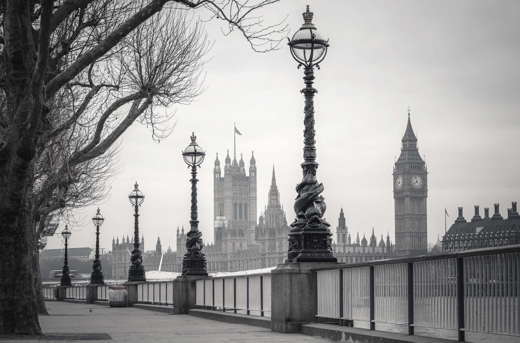 Big Ben and Houses of Parliament in London, UK