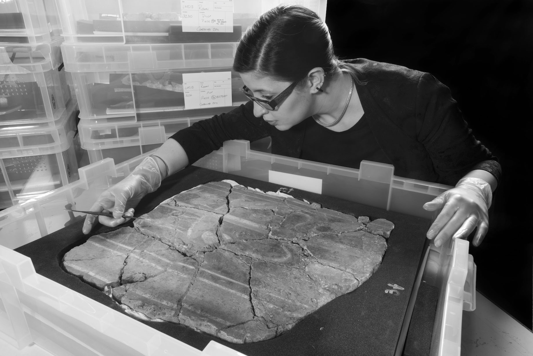 Roman fresco discovered thanks to nearly 2,000 years of construction