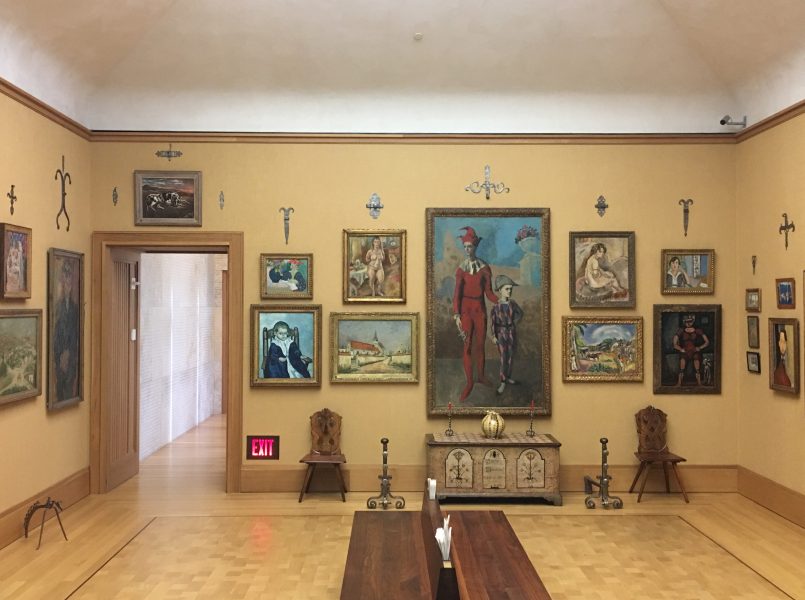 Art for art’s sake: Nice paintings, shame about the building
