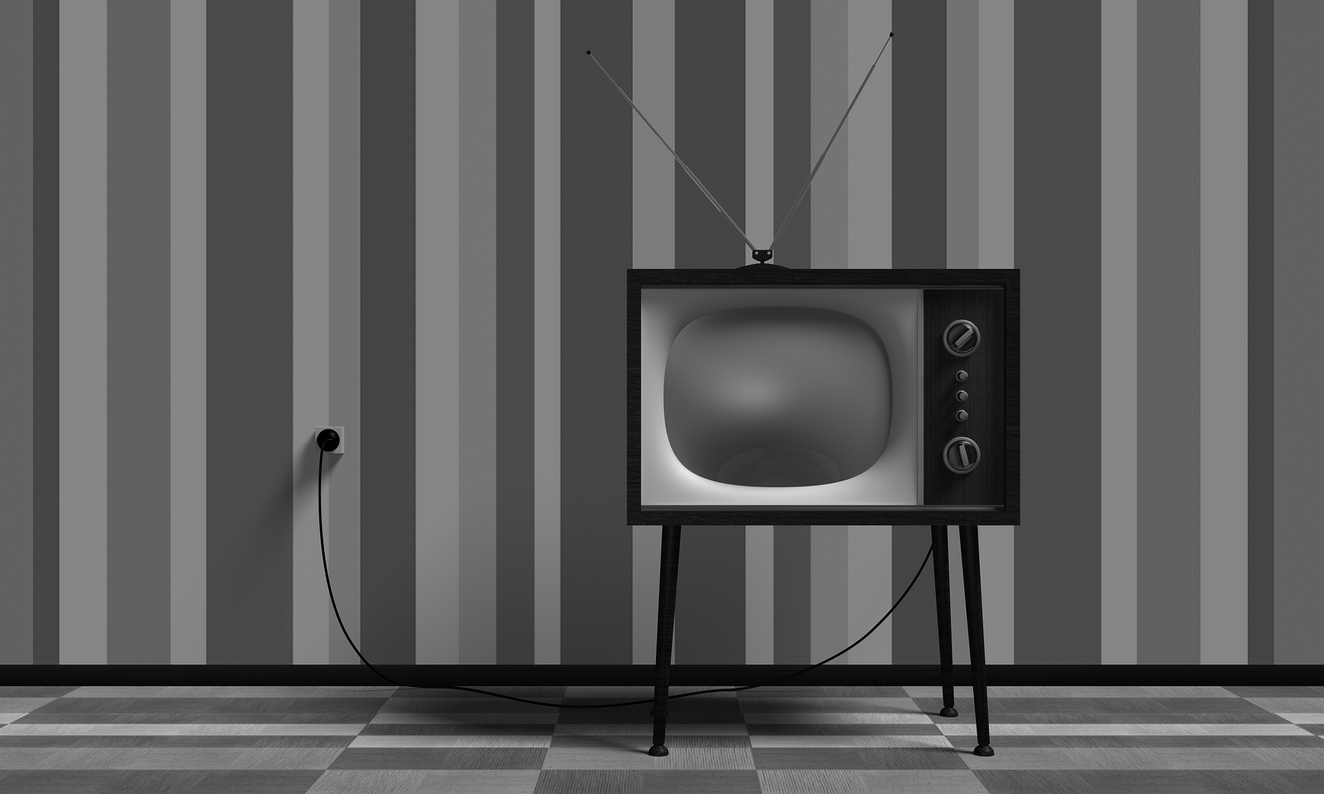 She and I and you and us, all watching TV